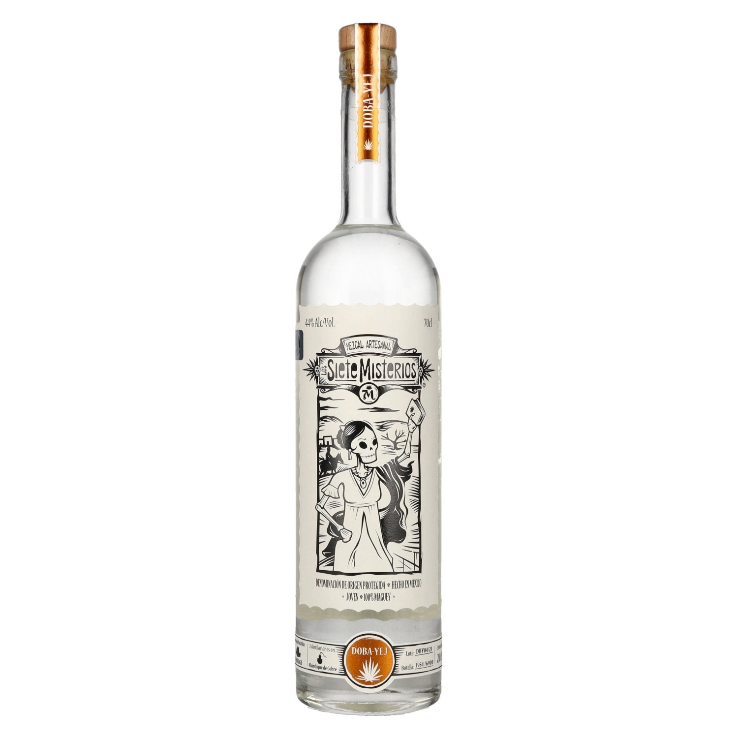 Los Siete Misterios DOBA-YEJ Mezcal Artesanal DOP 2023 44% Vol. 0,7l