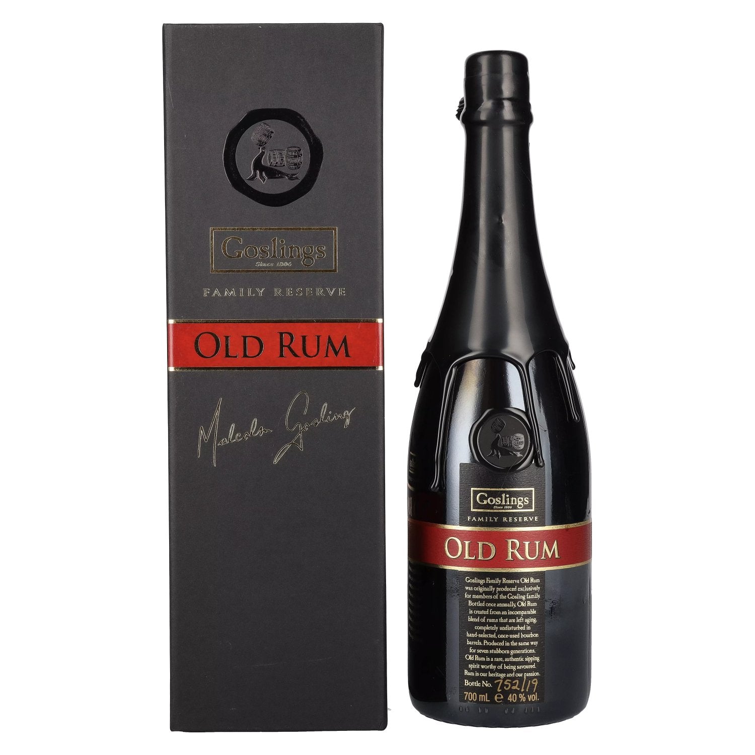 Goslings Family Reserve Old Rum 40% Vol. 0,7l in Giftbox