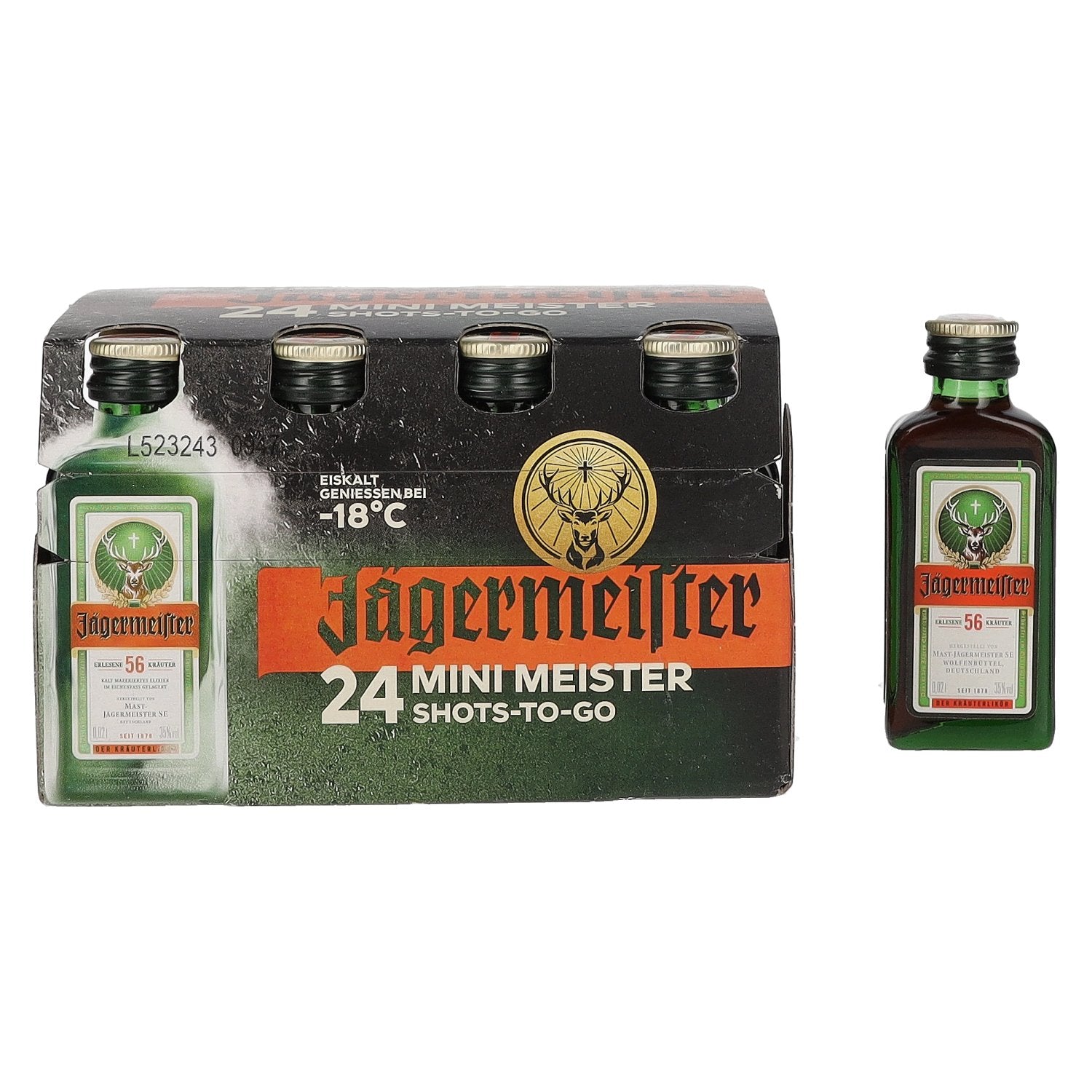 Jaegermeister 35% Vol. 24x0,02l