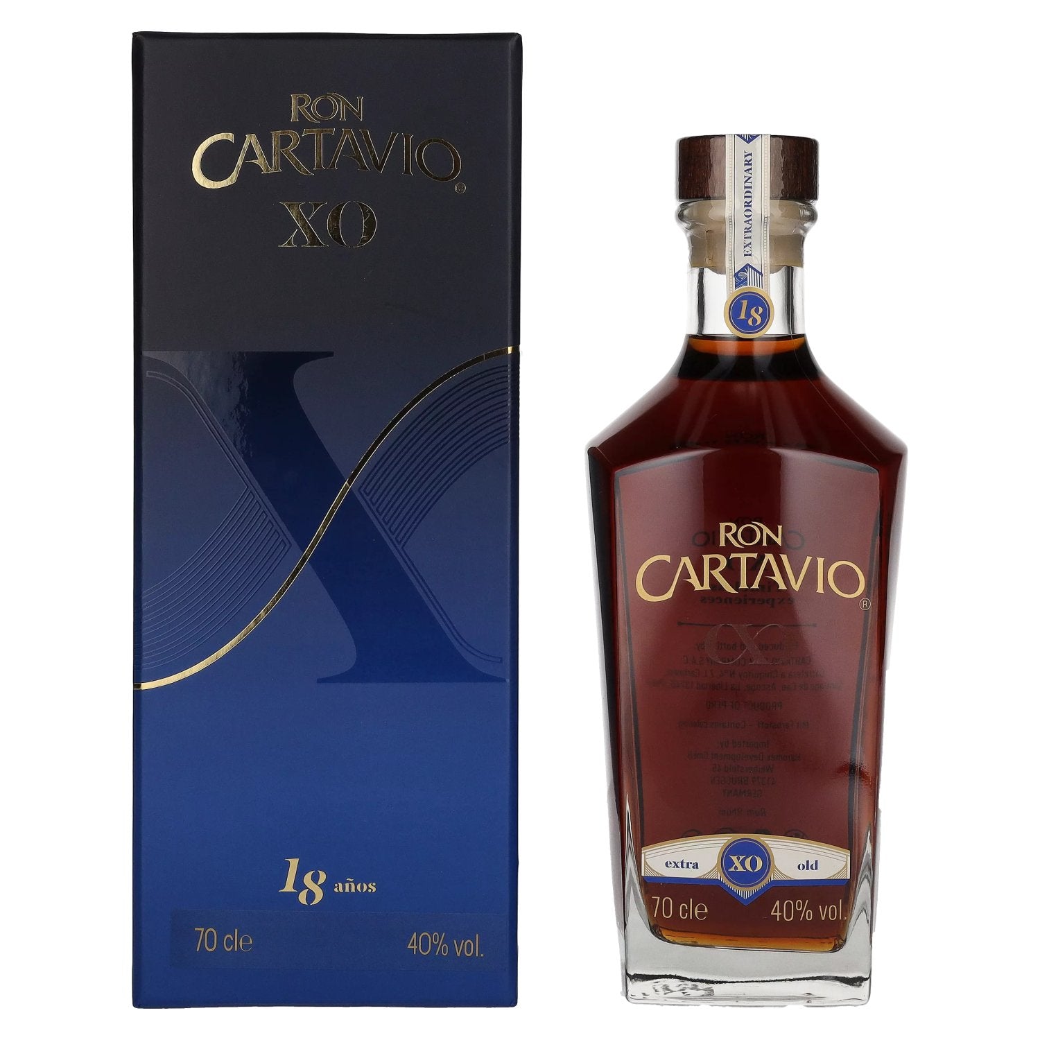 Ron Cartavio XO 18 Anos Solera 40% Vol. 0,7l in Giftbox