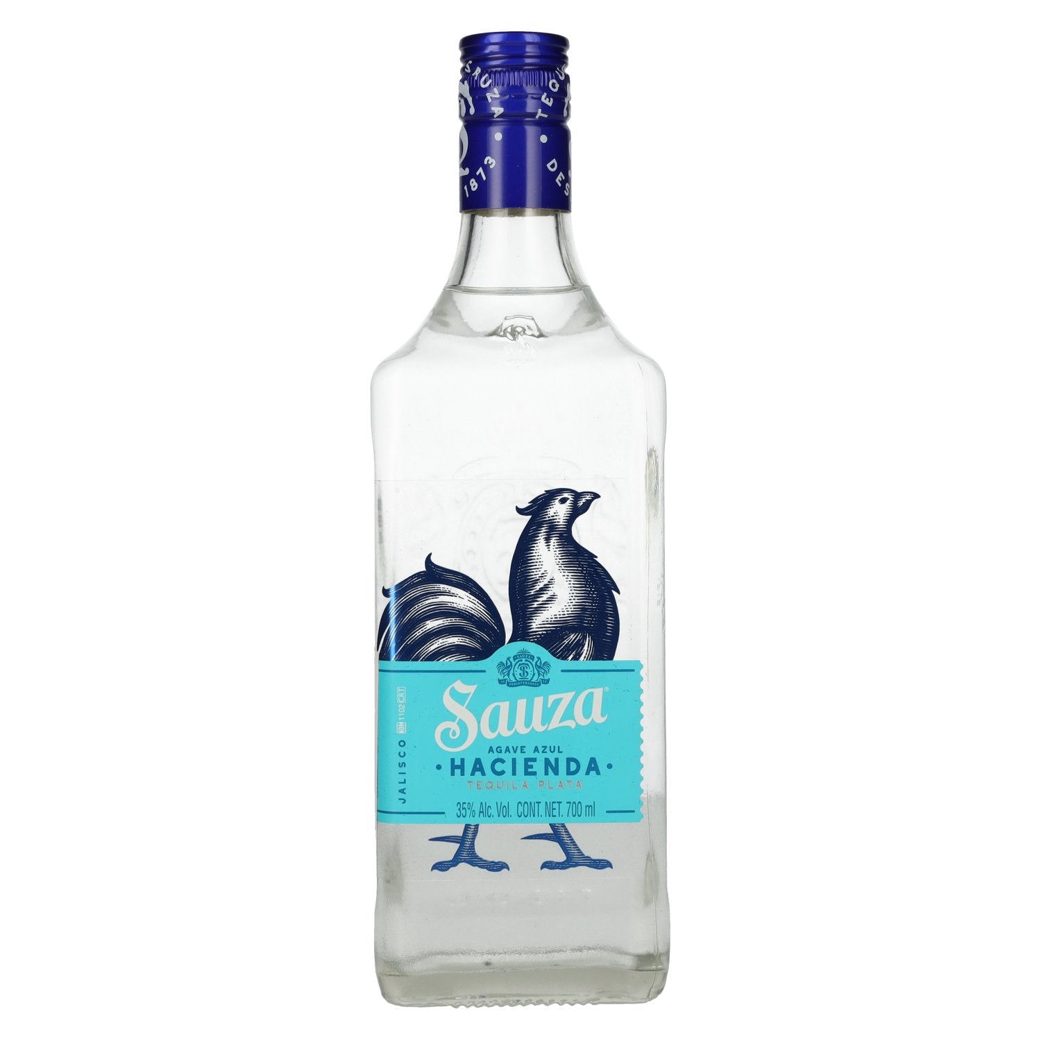 Sauza Hacienda Tequila Plata Agave Azul 35% Vol. 0,7l