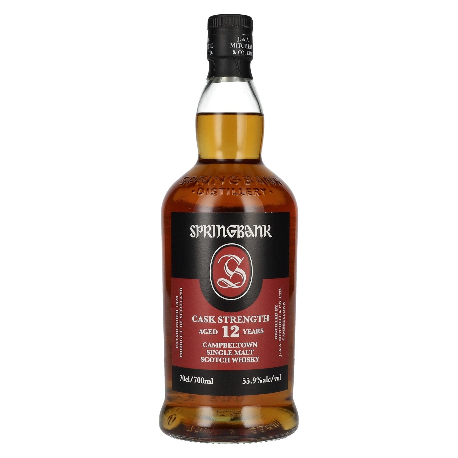 Springbank 12 Years Old CASK STRENGTH Campbeltown Single Malt Scotch Whisky 55,9% Vol. 0,7l