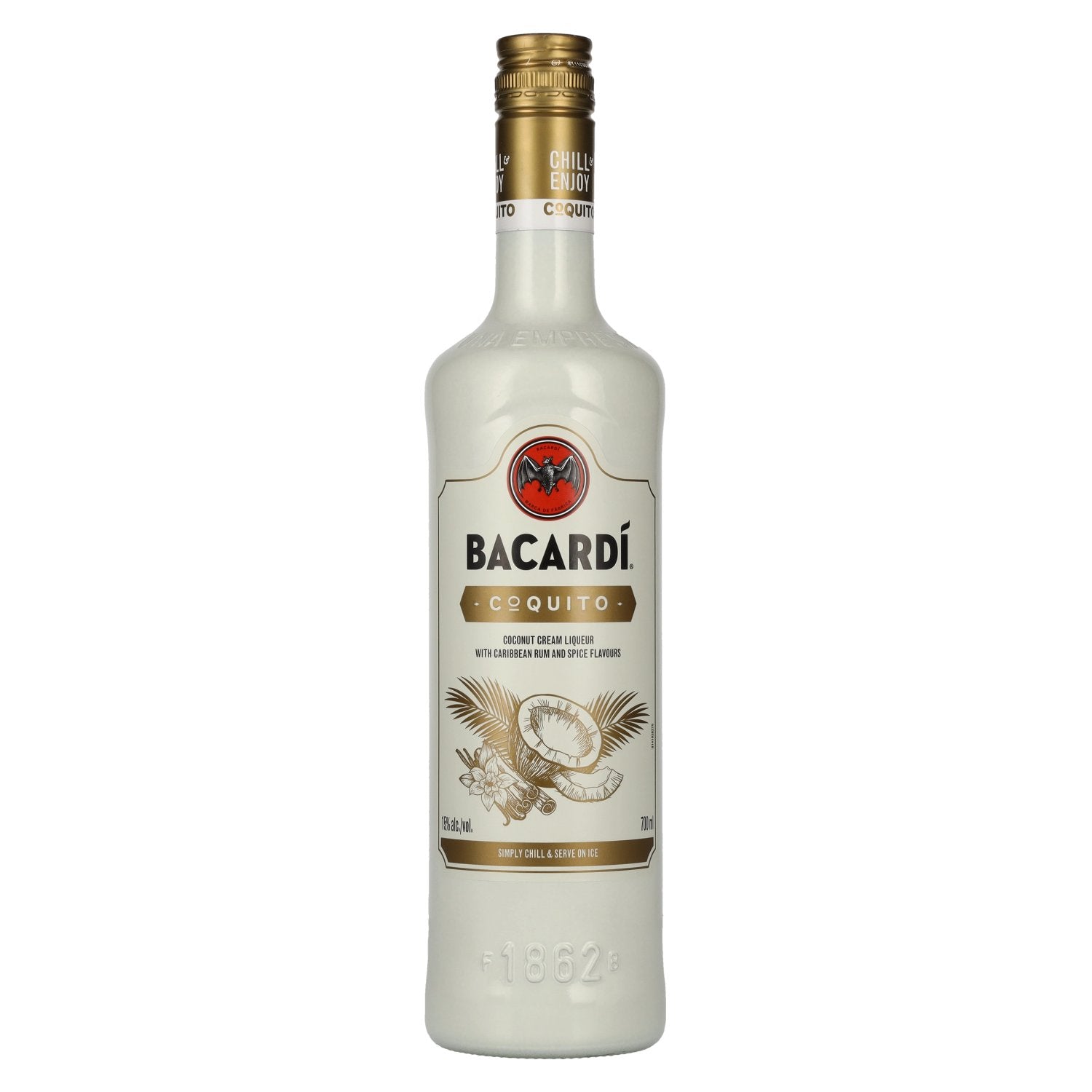 Bacardi COQUITO Coconut Cream Liqueur 30/04/2024 15% Vol. 0,7l