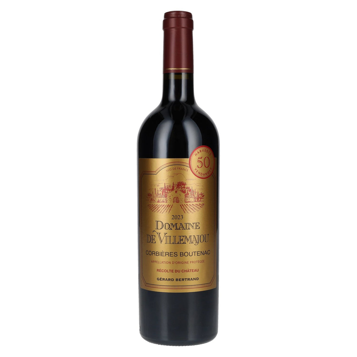 Gerard Bertrand CORBIERES BOUTENAC Domaine De Villemajou Rouge 2023 15% Vol. 0,75l