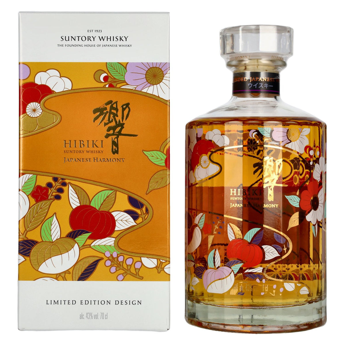 Suntory Hibiki Japanese Harmony Blended Whisky Limited Design Edition 43% Vol. 0,7l in Giftbox