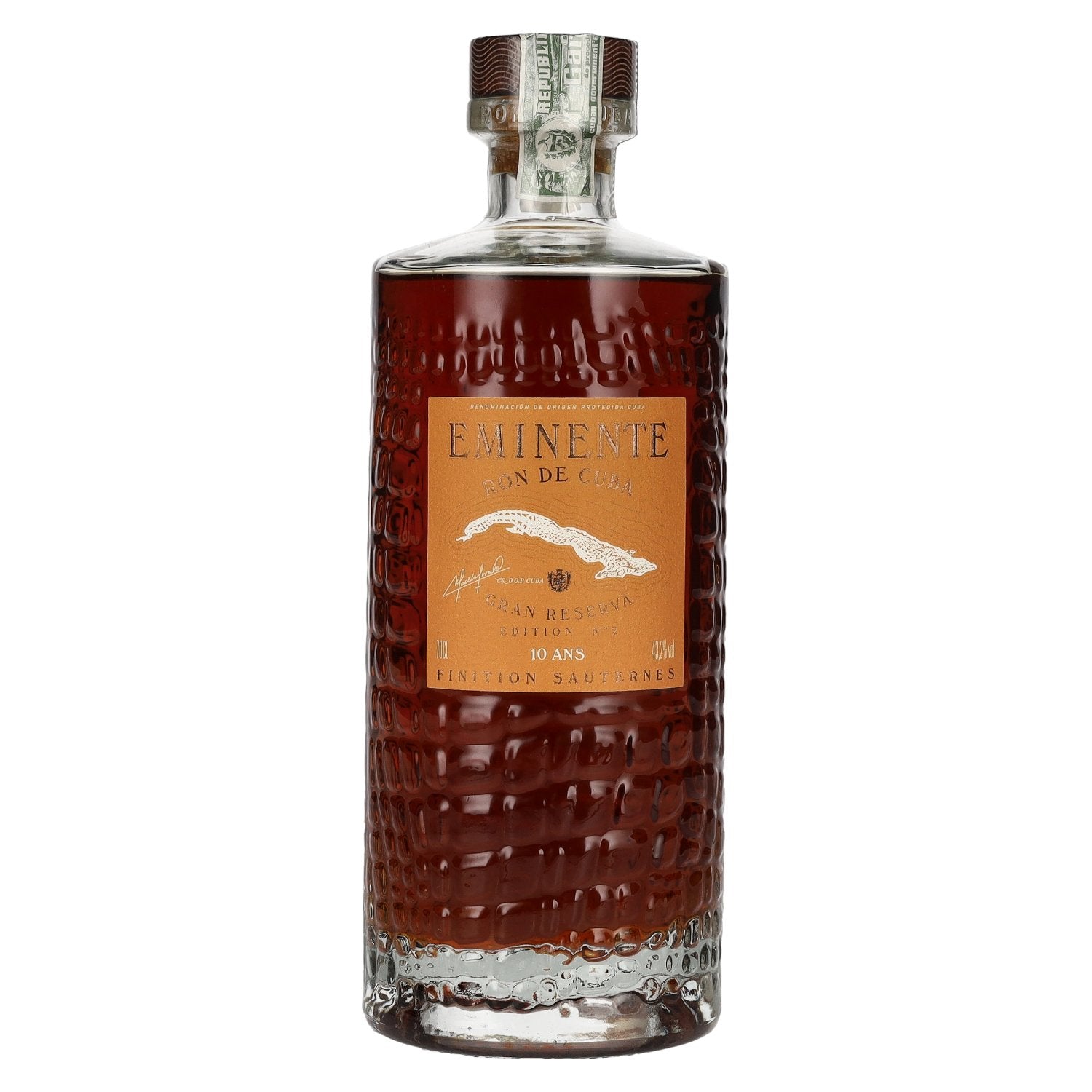 Eminente Ron De Cuba 10 Years Old Gran Reserva Finition Sauternes Edition N° 2 43,2% Vol. 0,7l