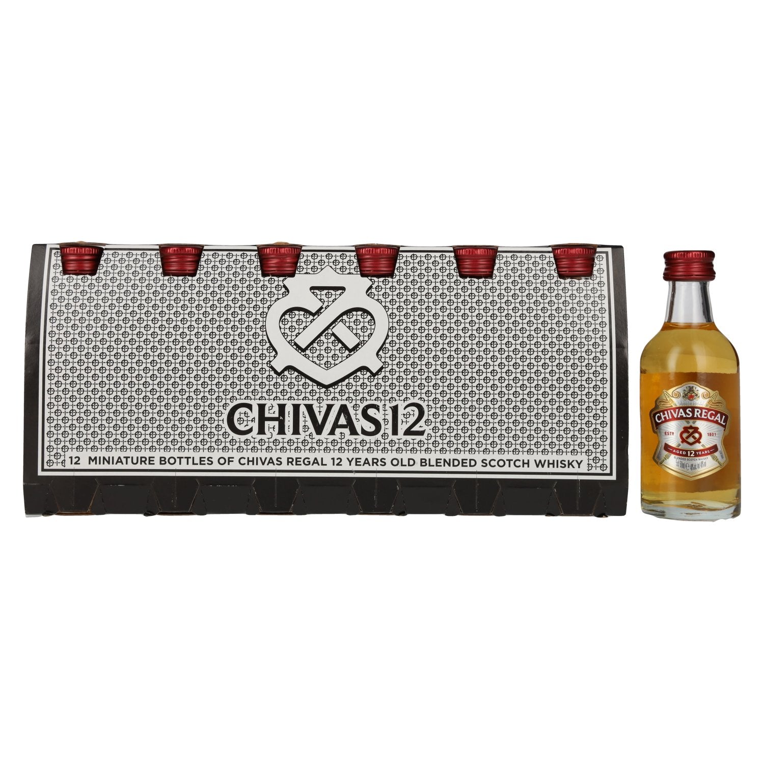 Chivas Regal 12 Years Old Blended Scotch Whisky 40% Vol. 12x0,05l
