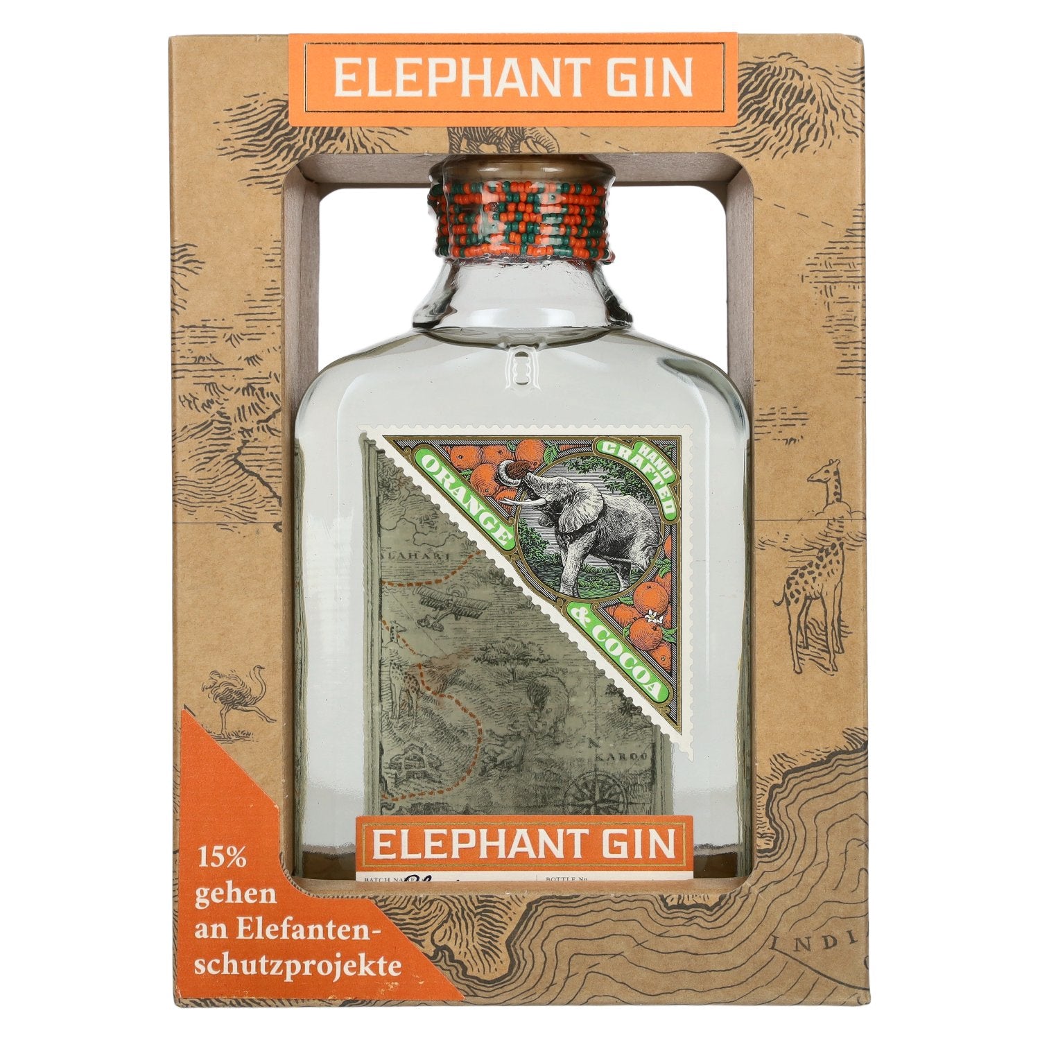 Elephant Gin Orange & Cocoa 40% Vol. 0,5l in Giftbox