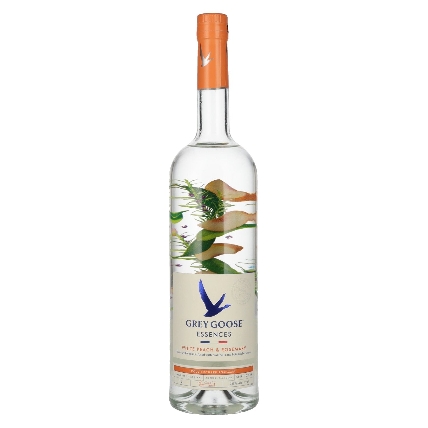 Grey Goose WHITE PEACH & ROSEMARY Flavored Vodka 30% Vol. 1l