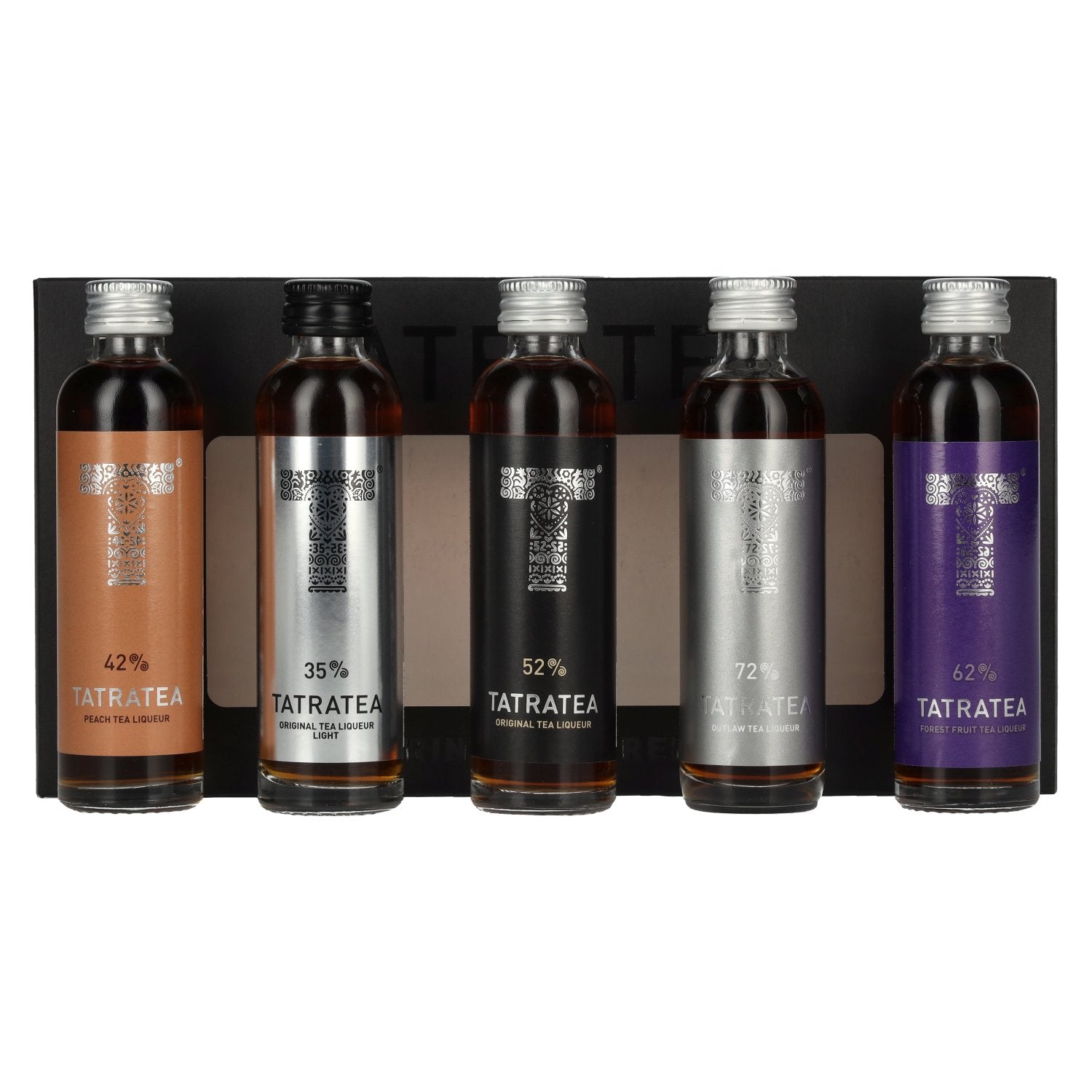 TATRATEA Tasting Set Black 52,6% Vol. 5x0,04l in Giftbox