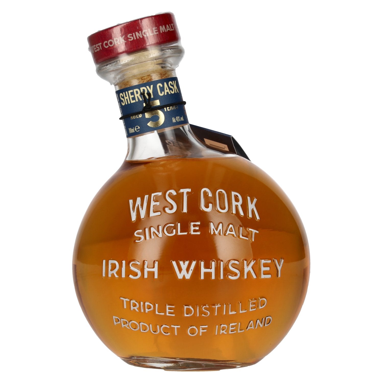 West Cork MARITIME Single Malt Irish Whiskey SHERRY CASK FINISHED Limited Edition 43% Vol. 0,7l