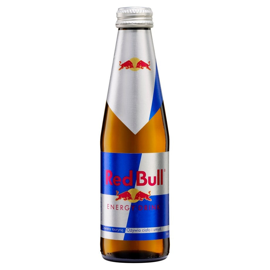 Red Bull Energy Drink Glass bottle