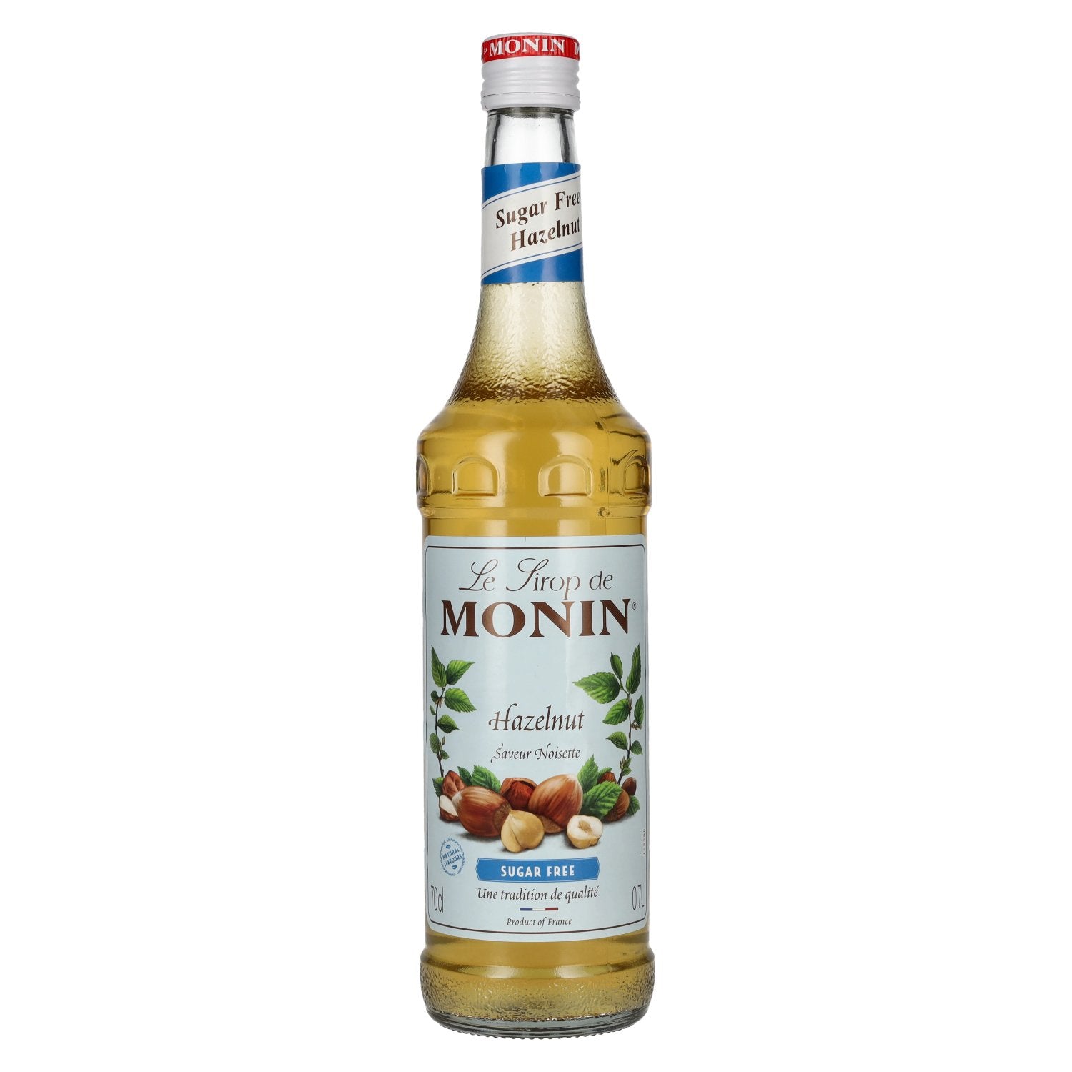 Le Sirop de Monin HASELNUSS ZUCKERFREI 0,7l