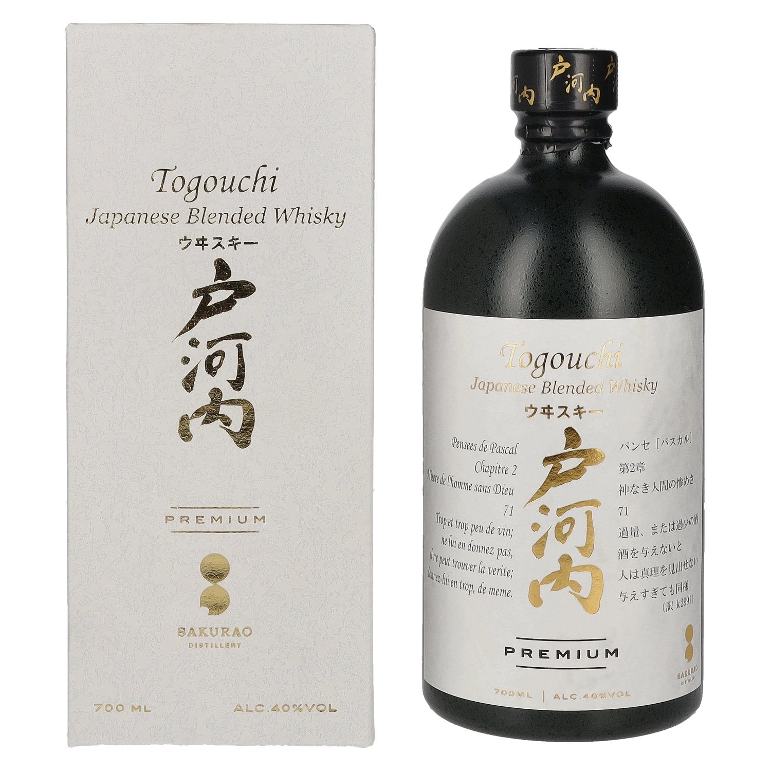 Togouchi Premium Japanese Blended Whisky 40% Vol. 0,7l in Giftbox