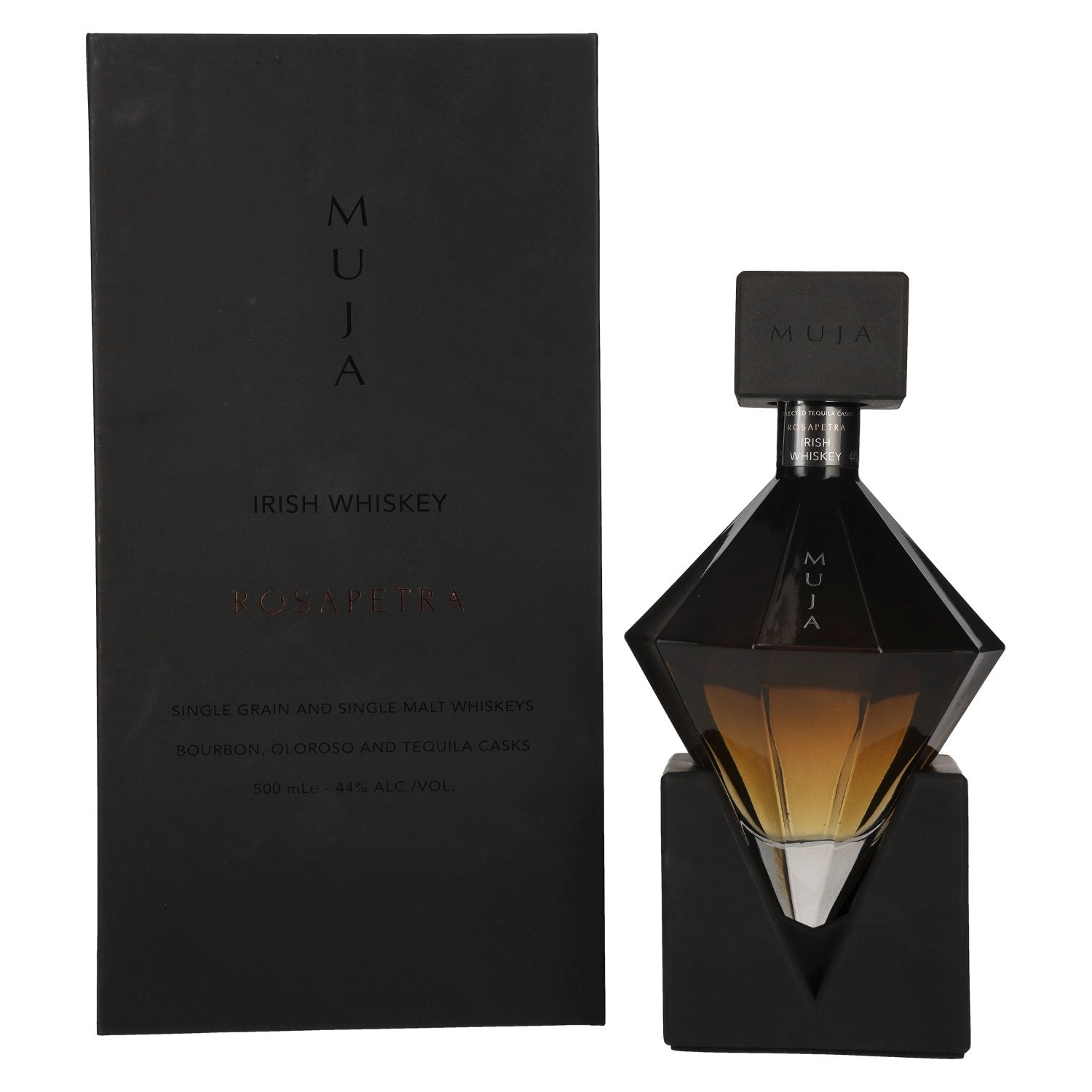 Muja Rosapetra Blended Irish Whiskey 44% Vol. 0,5l in Giftbox