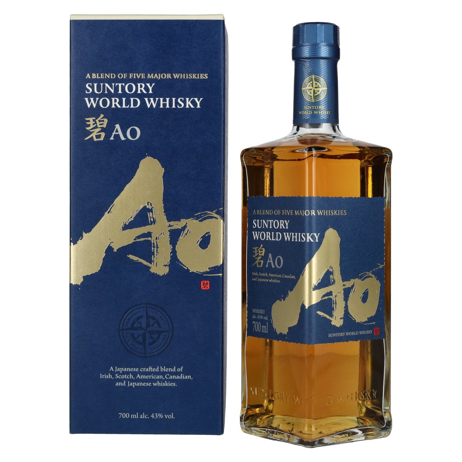 Suntory AO World Blend Whisky 43% Vol. 0,7l