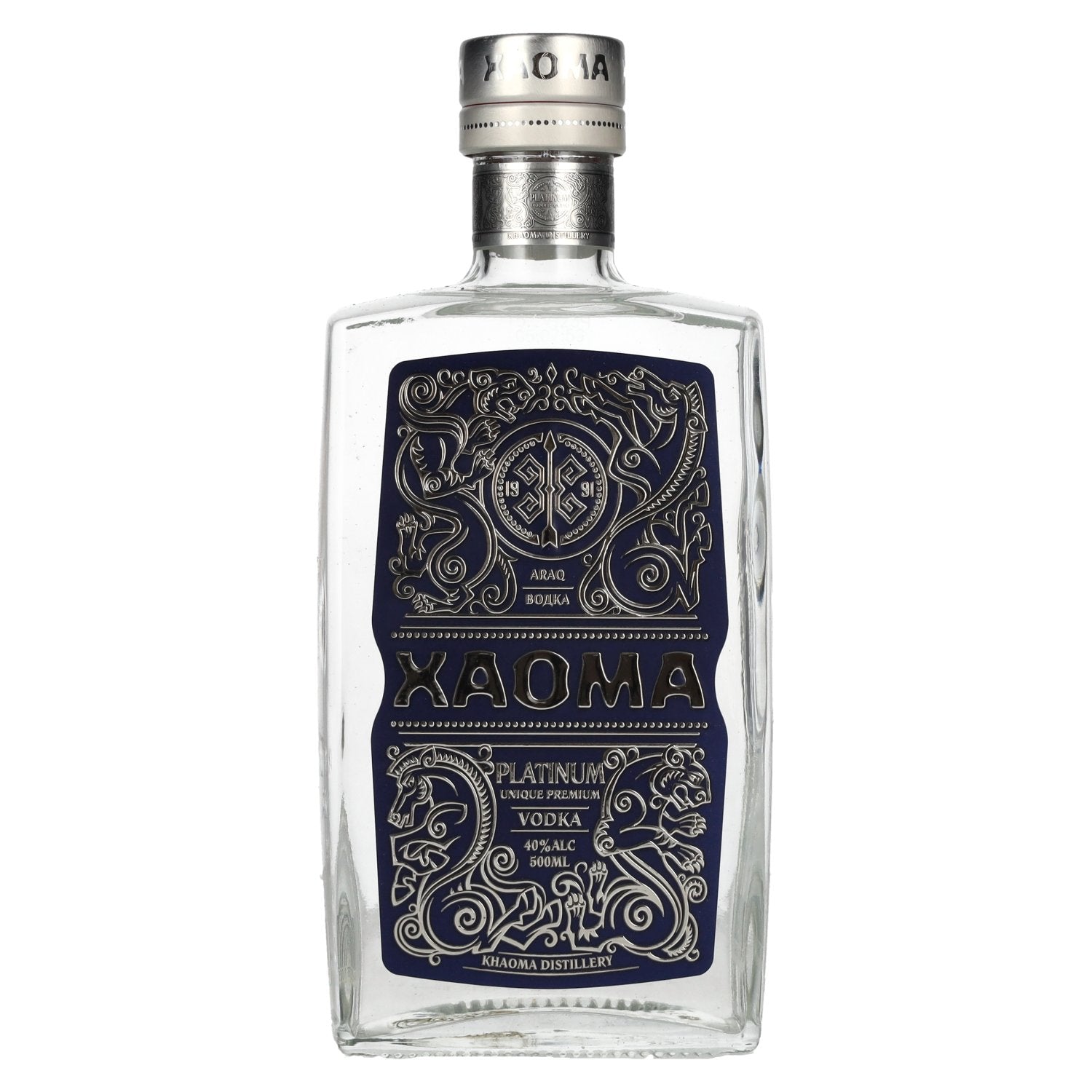 XAOMA Platinum Premium Vodka 40% Vol. 0,5l