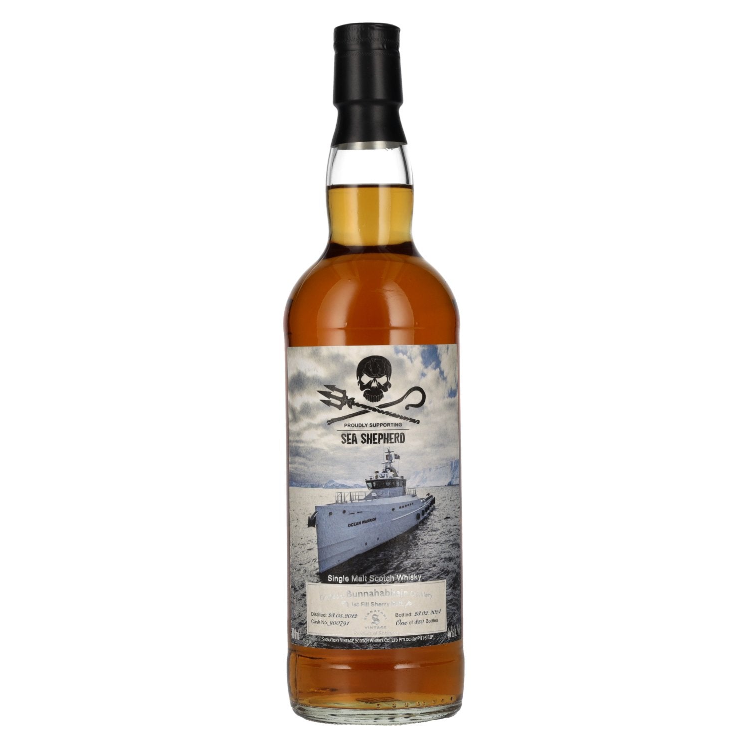 Signatory Vintage BUNNAHABHAIN 11 Years Old Single Malt Sea Shepherd 2012 46% Vol. 0,7l