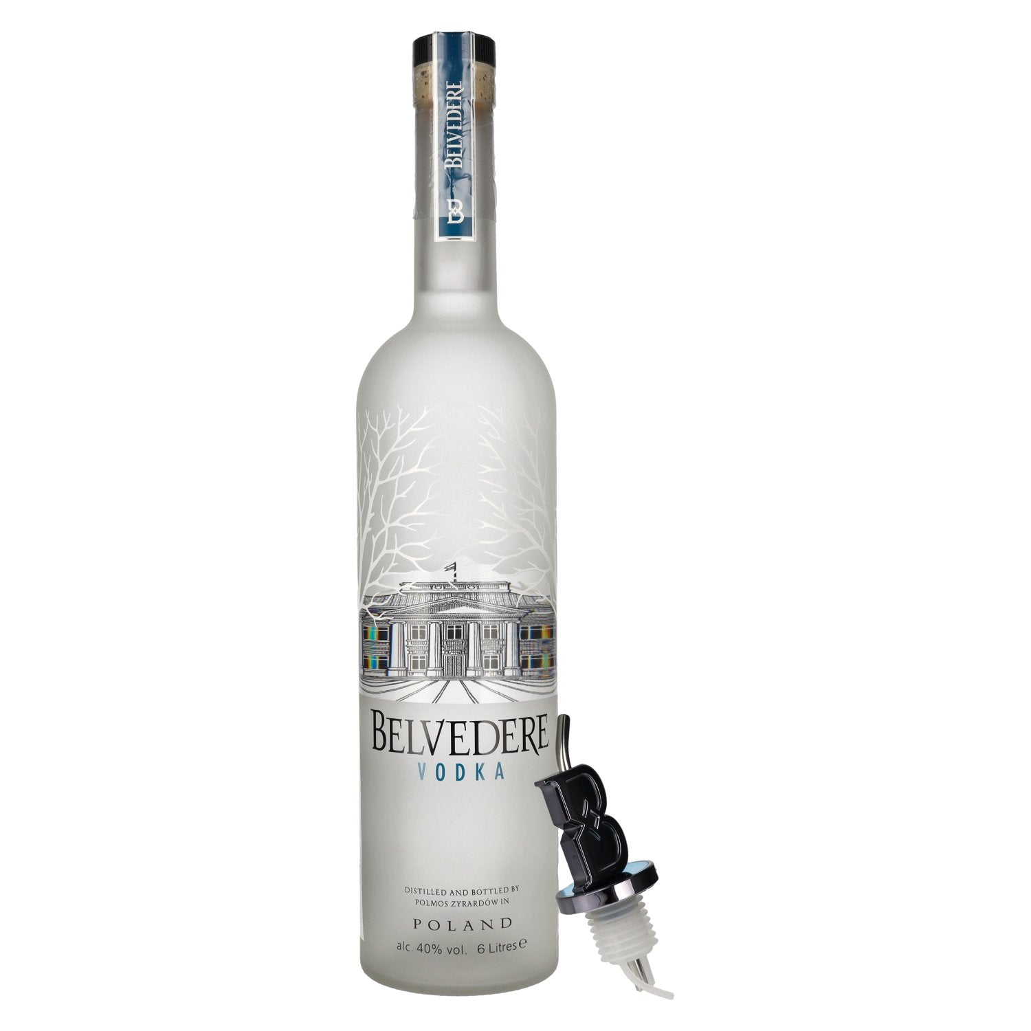Belvedere Vodka 40% Vol. 6l with pourer