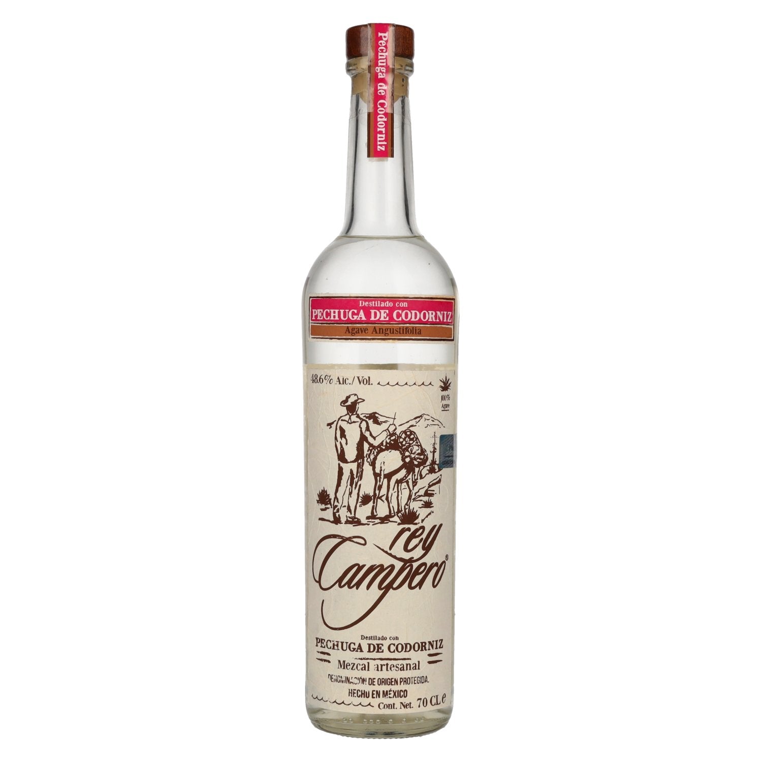 Rey Campero Mezcal Artesanal PECHUGA DE CODORNIZ DOP 48,6% Vol. 0,7l