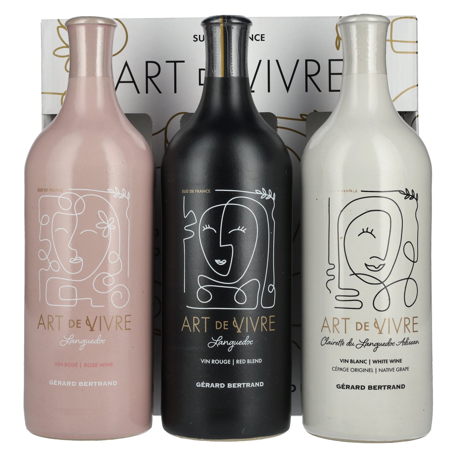 Gerard Bertrand Art de Vivre Languedoc Set 13,3% Vol. 3x0,75l in Giftbox