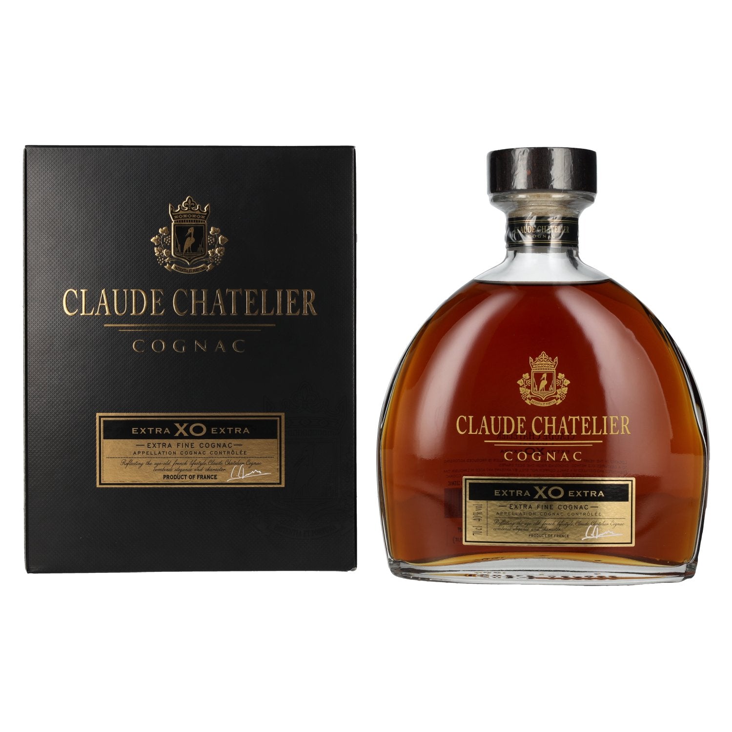 Claude Chatelier Extra XO Extra Fine Cognac 40% Vol. 0,7l in Giftbox