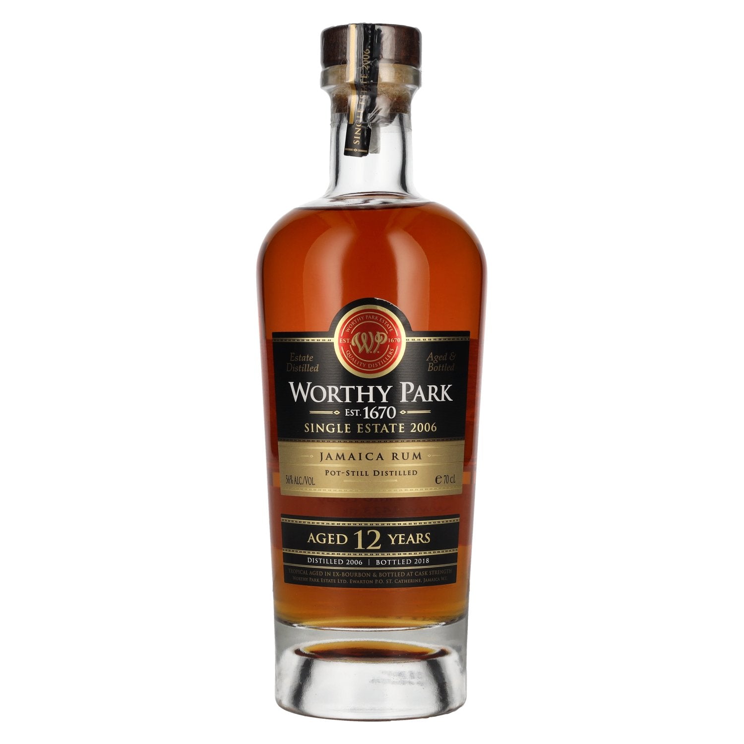 Worthy Park 12 Years Old Single Estate Jamaica Rum 2006 56% Vol. 0,7l