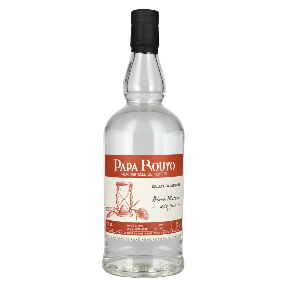 Papa Rouyo Blanc Mature Antipodes Rhum Agricole 64% Vol. 0,7l