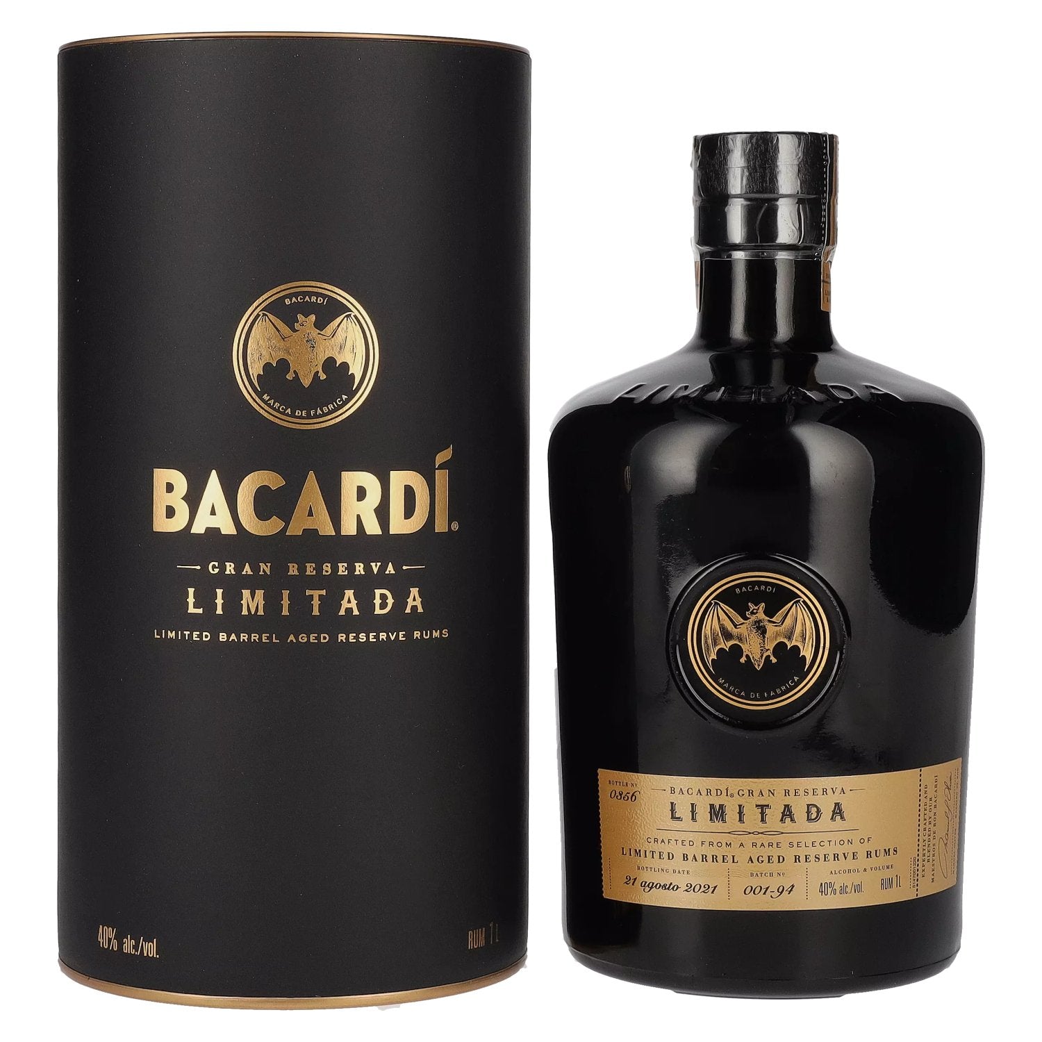 Bacardi Gran Reserva LIMITADA Limited Batch Rum 40% Vol. 1l in Giftbox