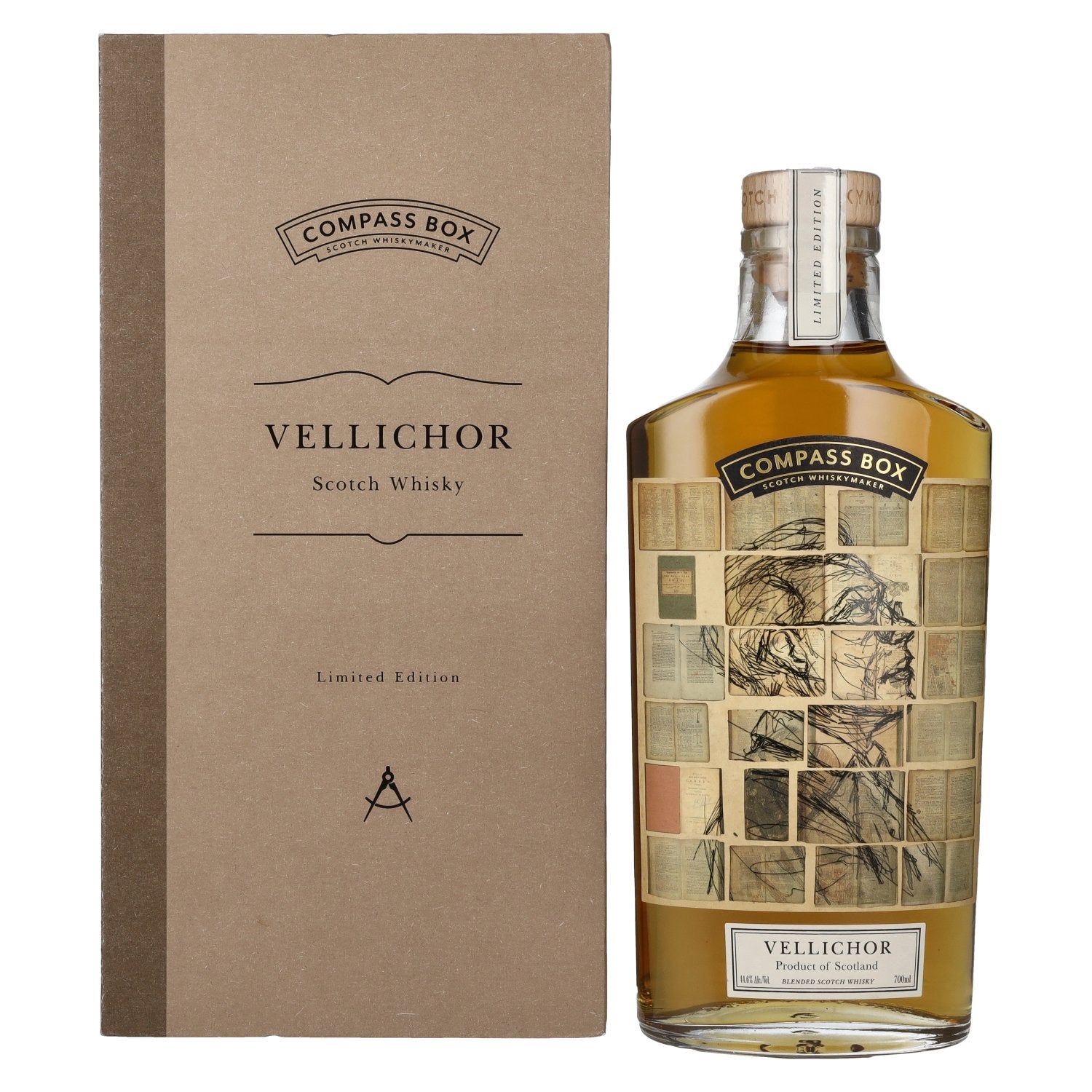 Compass Box VELLICHOR Blended Scotch Whisky 44,6% Vol. 0,7l in Giftbox