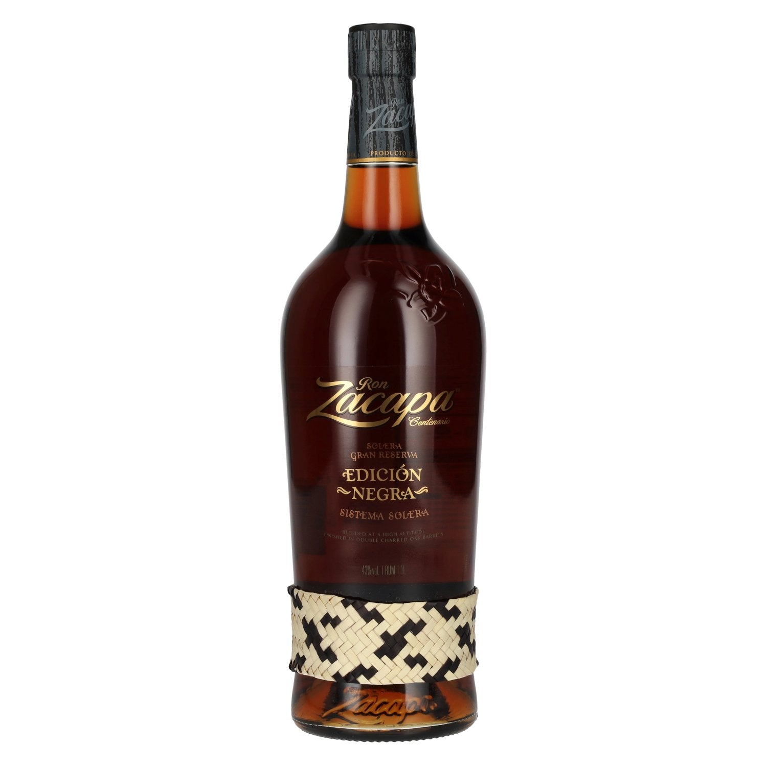 Ron Zacapa Centenario EDICION NEGRA Sistema Solera Gran Reserva 43% Vol. 1l