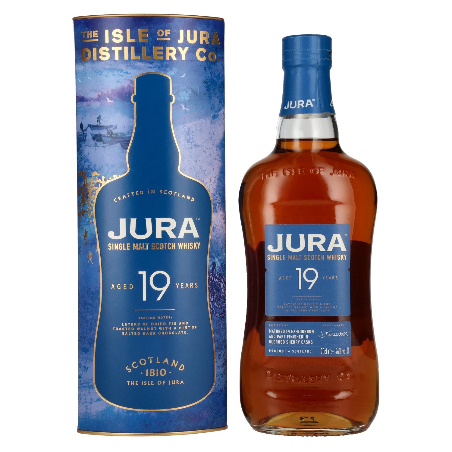 Jura 19 Years Old Single Malt Scotch Whisky 46% Vol. 0,7l in Giftbox