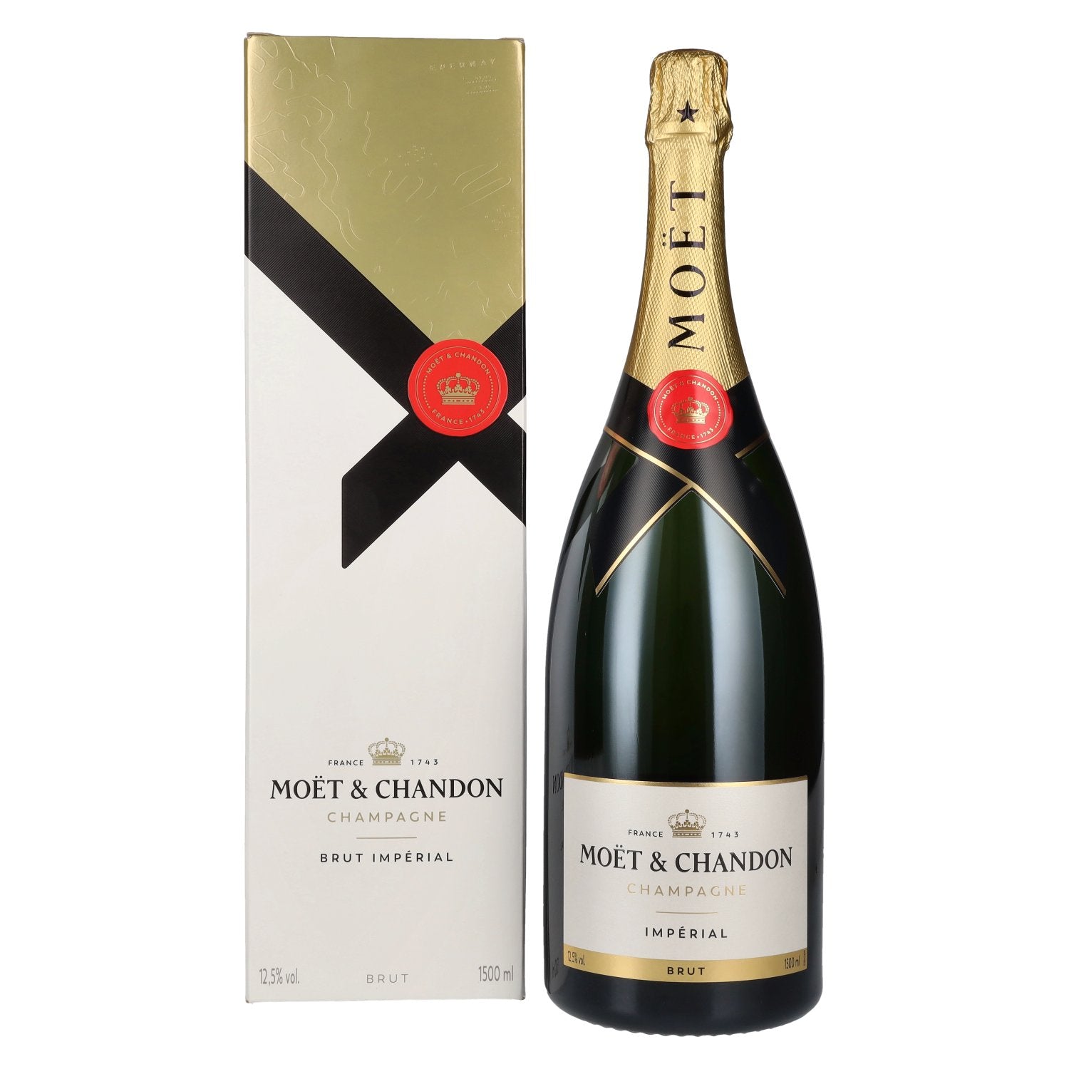 Moet & Chandon Champagne IMPERIAL Brut 12,5% Vol. 1,5l in Giftbox