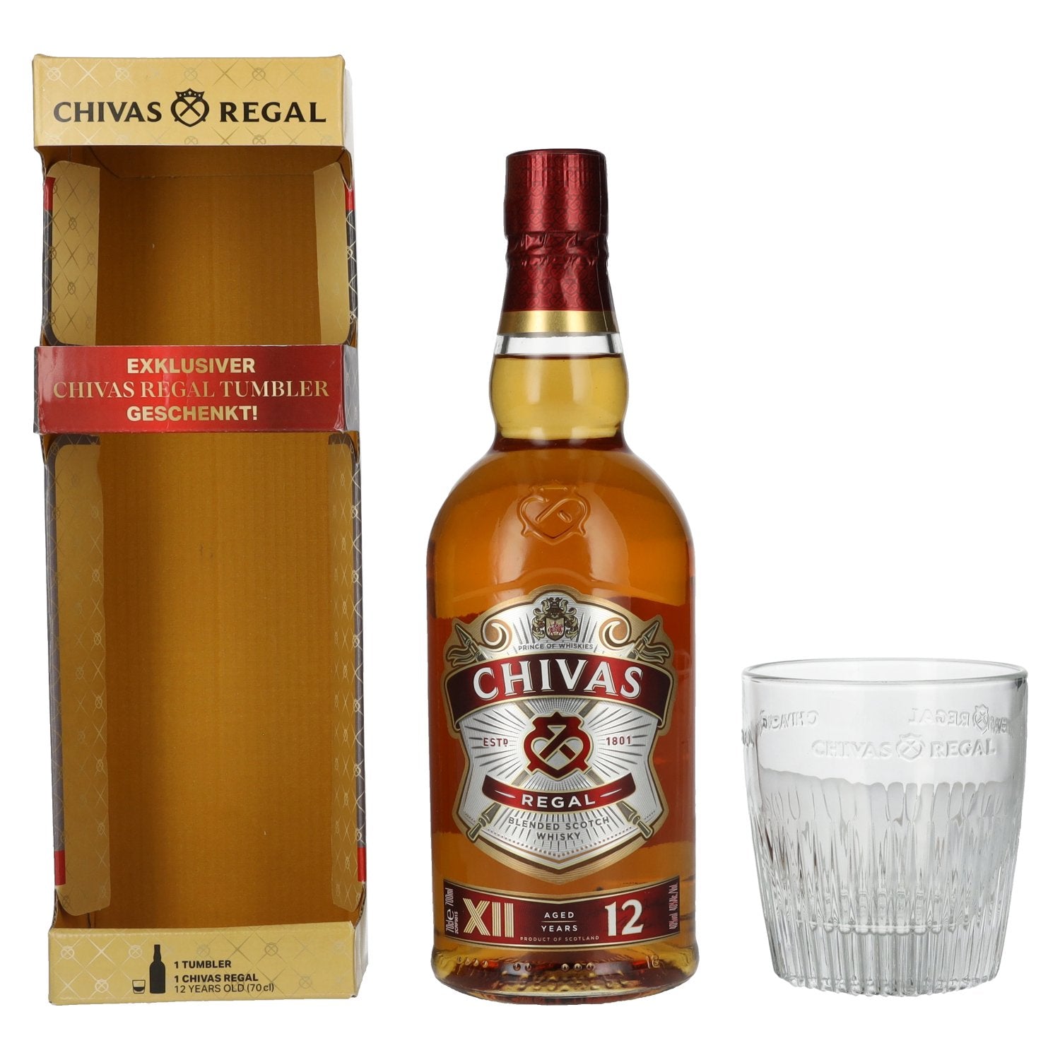 Buy Chivas Regal 12 Years Old Blended Scotch Whisky 40% Vol. 0,7l