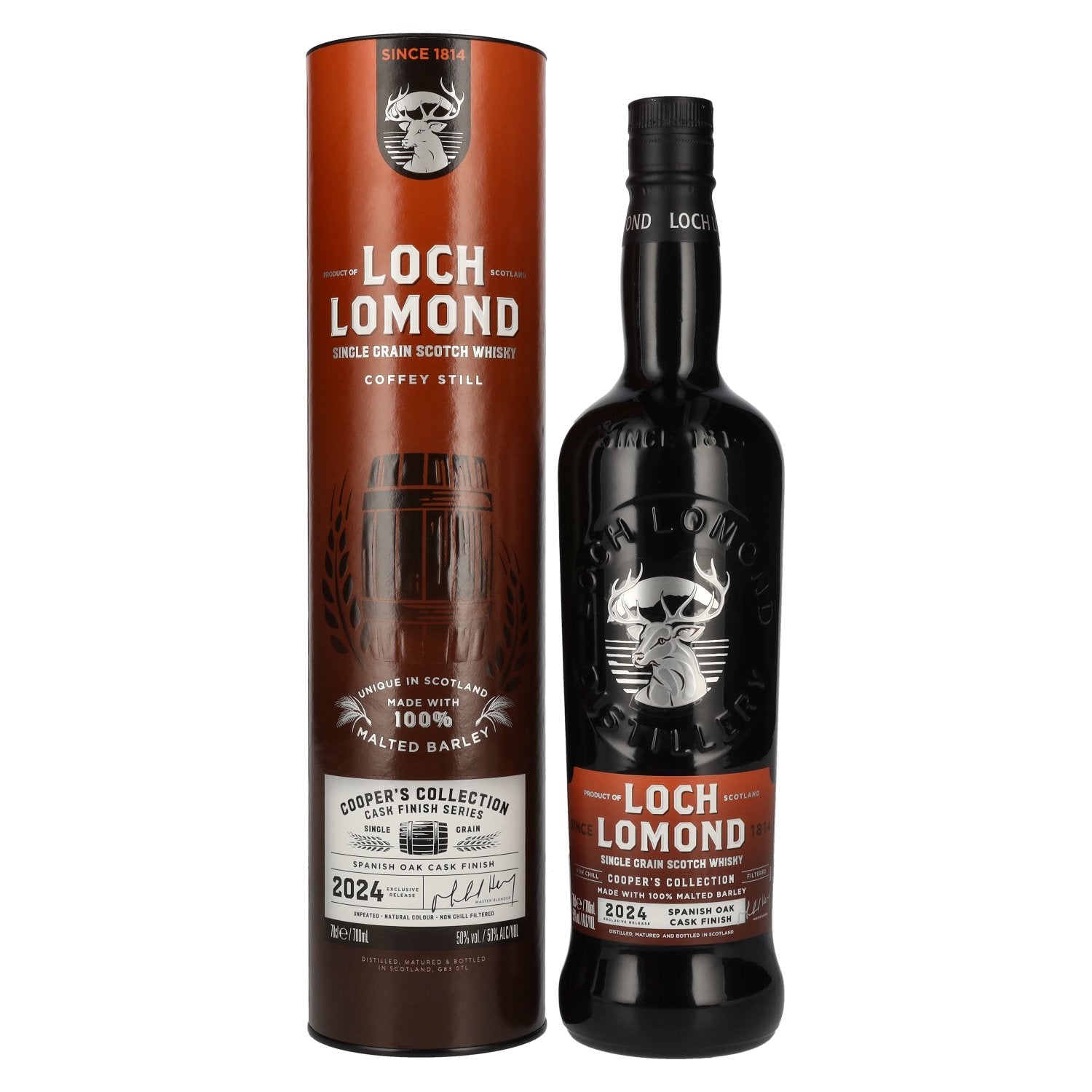 Loch Lomond COOPER COLLECTION Spanish Oak Cask Single Grain Scotch Whisky 50% Vol. 0,7l in Giftbox