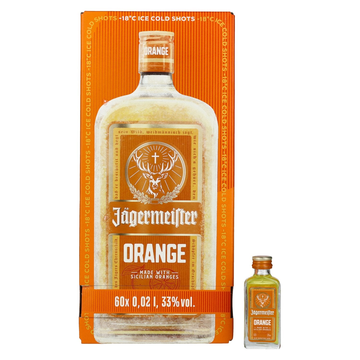 Jaegermeister Orange 33% Vol. 60x0,02l