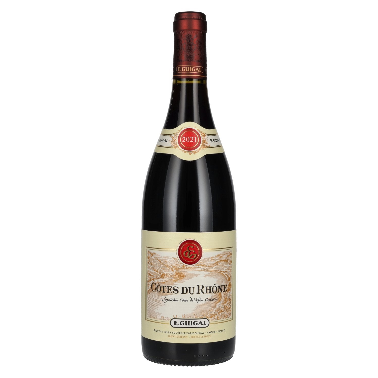 E. Guigal Cotes du Rhone AC 2021 14,5% Vol. 0,75l