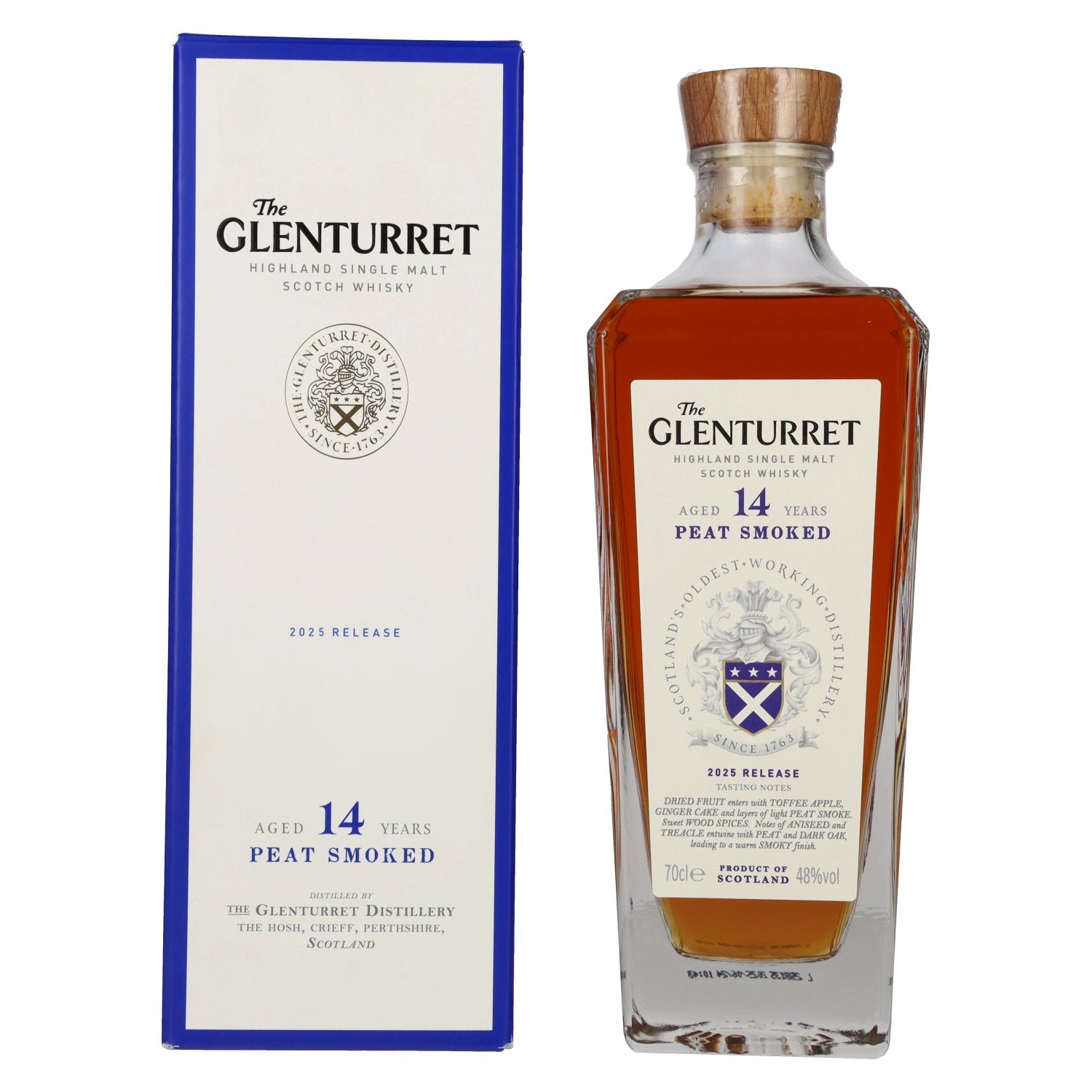 The Glenturret 14 Years Old PEAT Smoked Release 2025 48% Vol. 0,7l in Giftbox