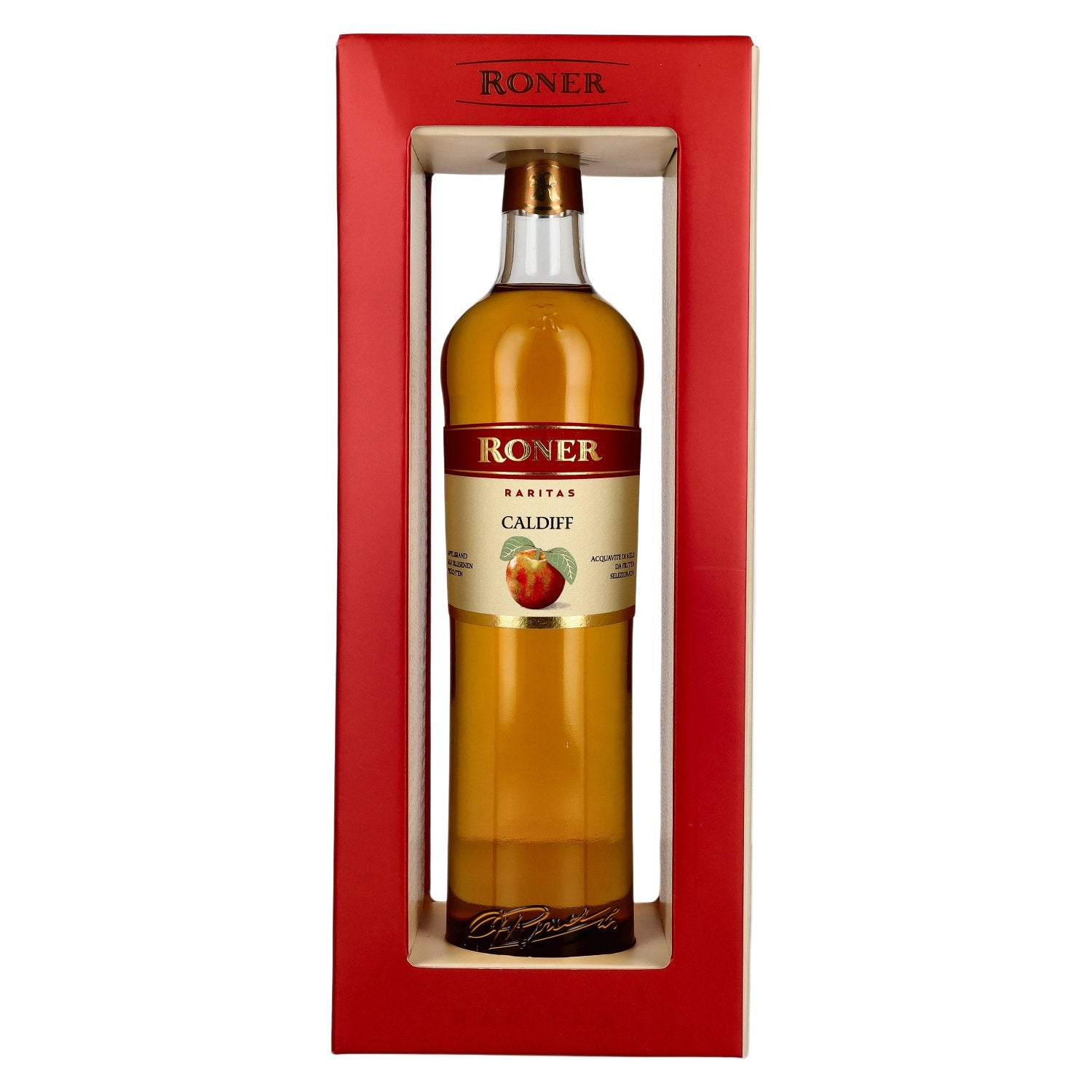 Roner Caldiff Apfelbrand 43% Vol. 0,5l in Giftbox