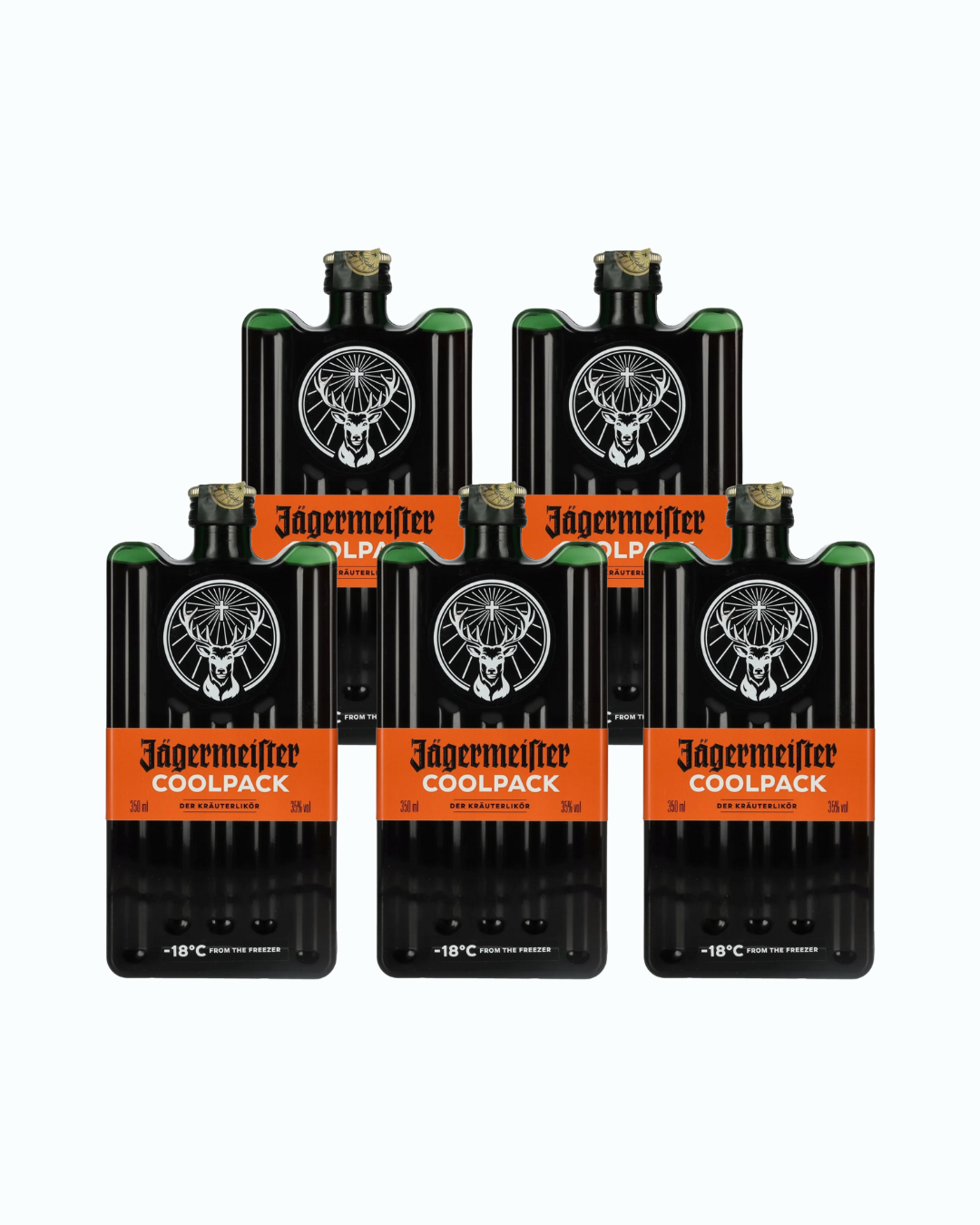 Jaegermeister COOLPACK 35% Vol. 0,35l PET set of 5 bottles