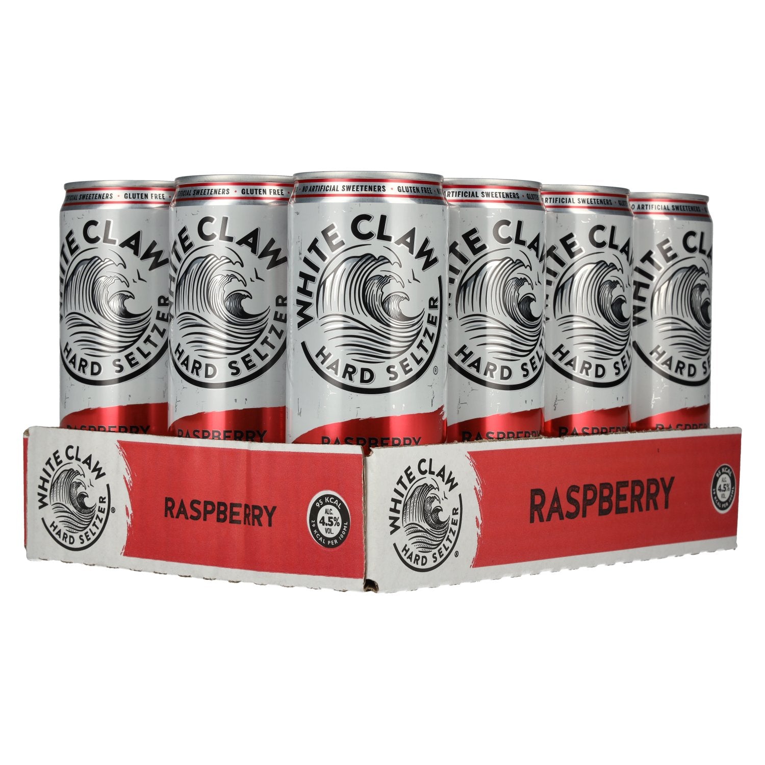 White Claw Hard Seltzer Raspberry 4,5% Vol. 12x0,33l Dosen Pfand