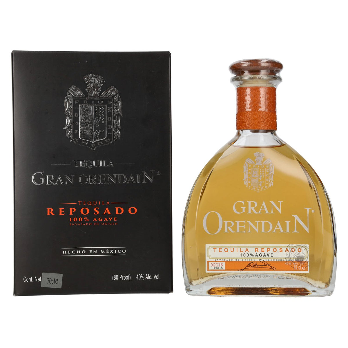 Gran Orendain Tequila REPOSADO 100% Agave 40% Vol. 0,7l in Giftbox