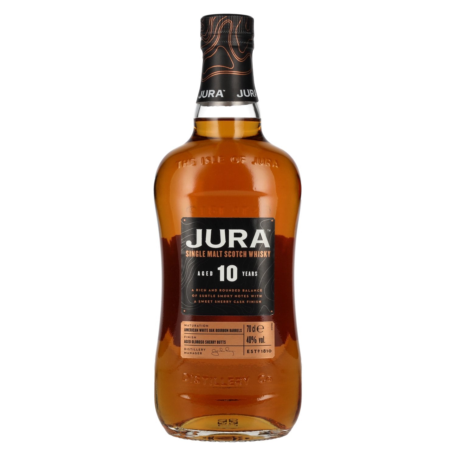 Jura 10 Years Old Single Malt Scotch Whisky 40% Vol. 0,7l