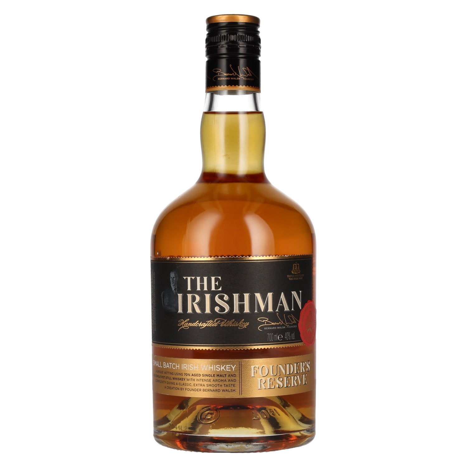 The Irishman FOUNDER'S RESERVE Small Batch Irish Whiskey 40% Vol. 0,7l