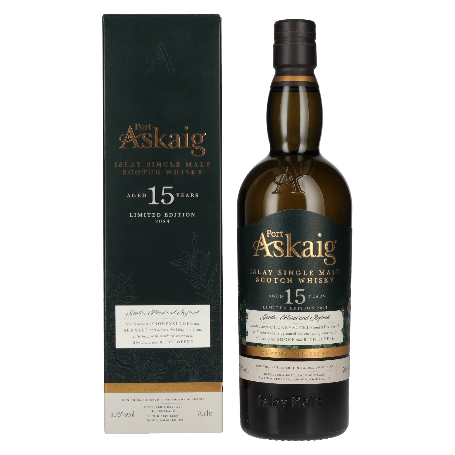 Port Askaig Islay 15 Years Old Islay Single Malt Limited Edition 2024 50,5% Vol. 0,7l in Giftbox