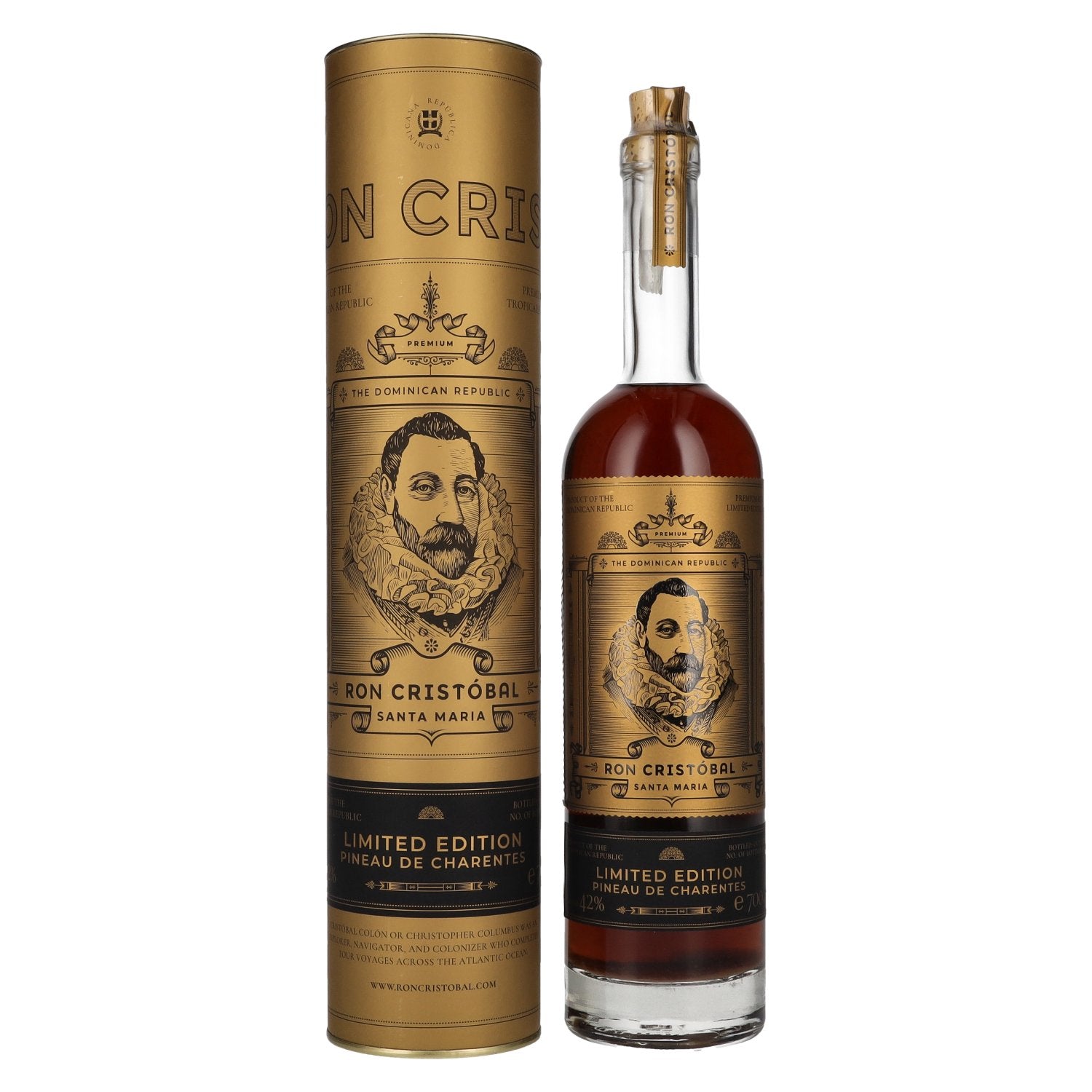 Ron Cristobal Santa Maria Pineau de Charentes Limited Edition 42% Vol. 0,7l in Giftbox