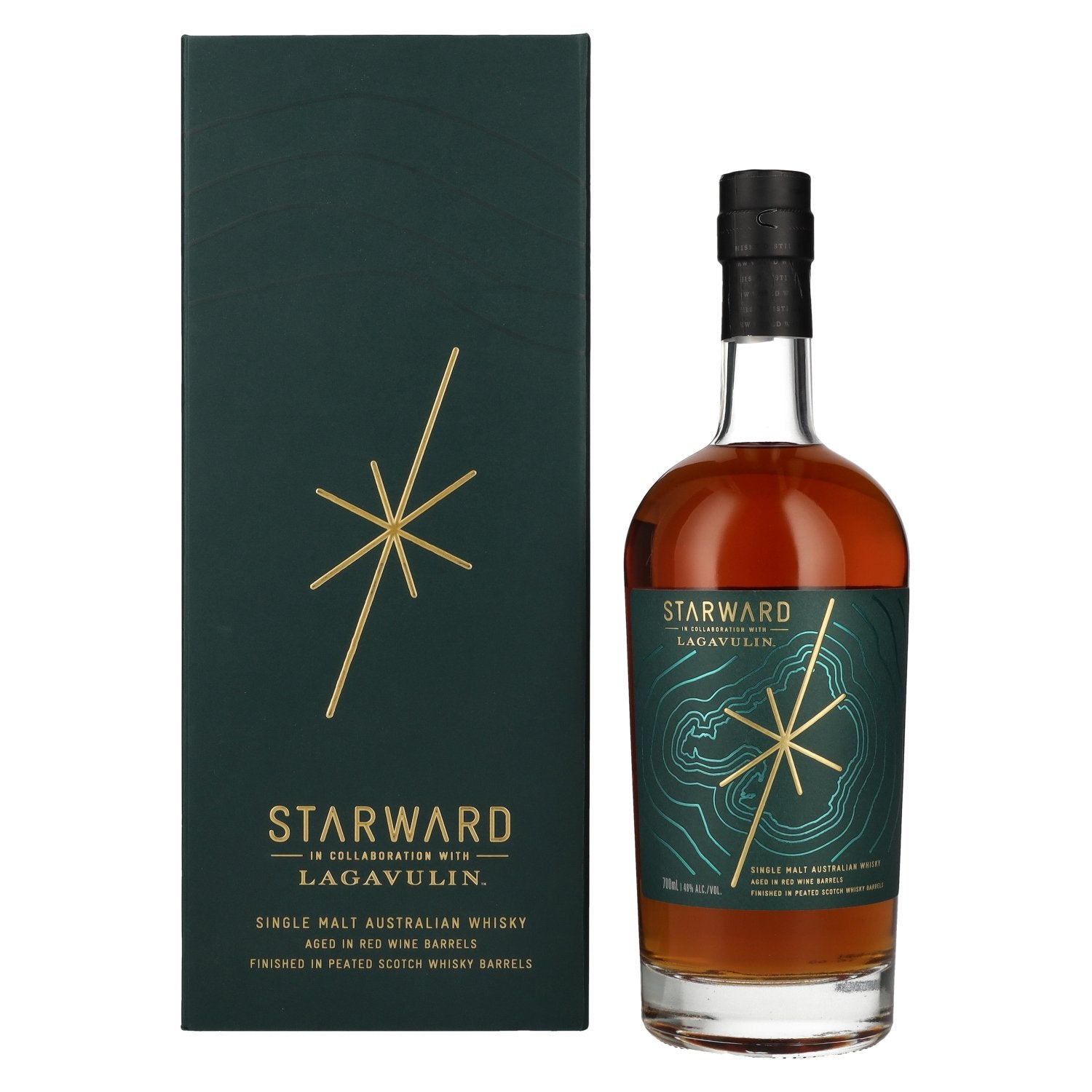 Starward LAGAVULIN Single Malt Australian Whisky 48% Vol. 0,7l in Giftbox