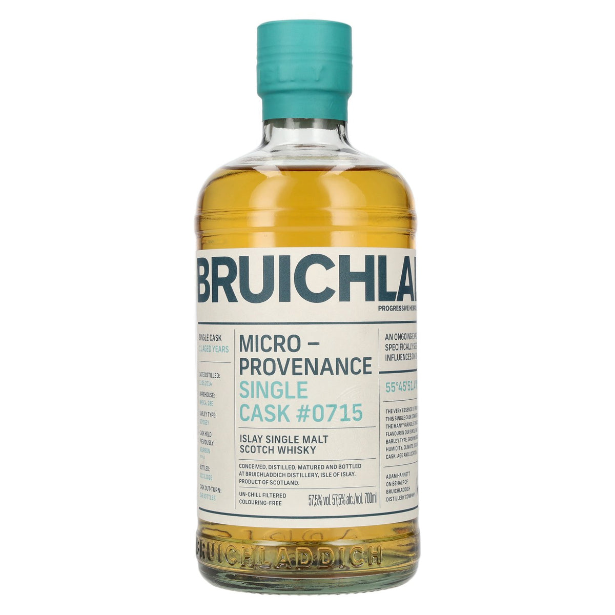 Bruichladdich MICRO-PROVENANCE Single Cask #0715 Islay Single Malt 57,5% Vol. 0,7l