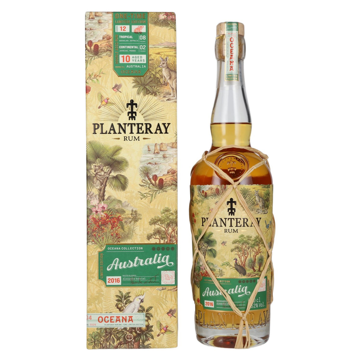 Planteray Rum AUSTRALIA ONE-TIME Oceana Collection Limited Edition 2016 52% Vol. 0,7l in Giftbox