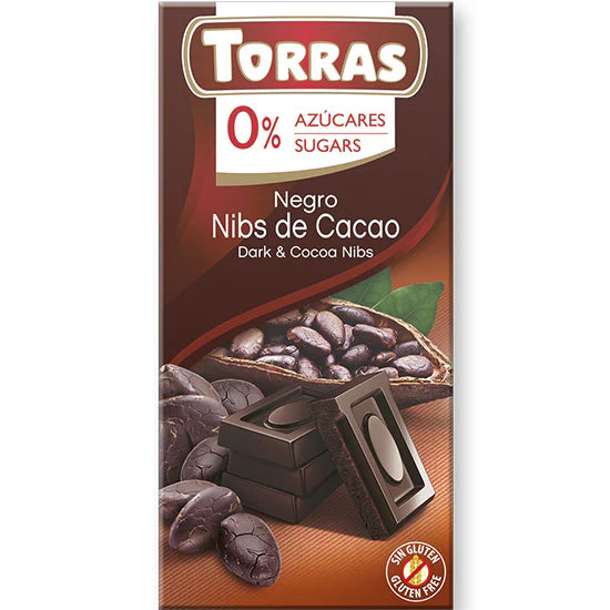 Dark Chocolate With Cocoa Nibs